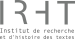 Logo de l'IRHT